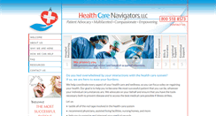 Desktop Screenshot of health-care-navigators.com