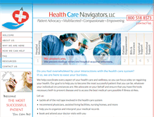 Tablet Screenshot of health-care-navigators.com